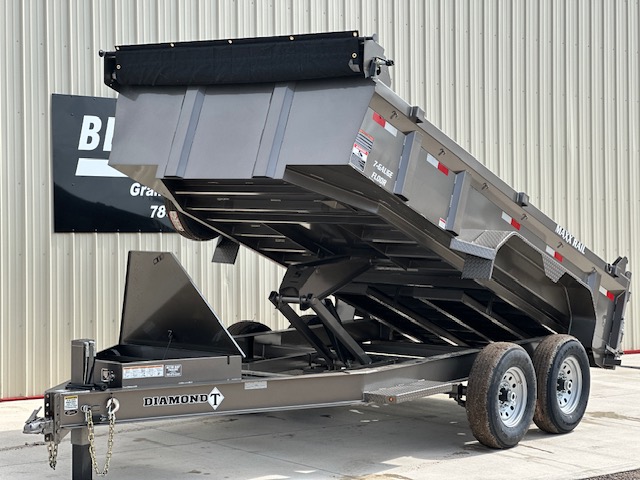  Dump Trailer parked in the shop